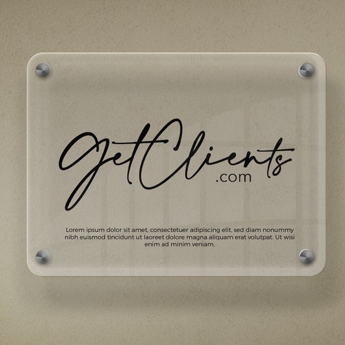 logo for getclients platform