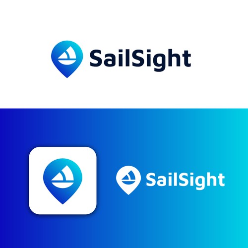 Logo concept for Sail Locator App
