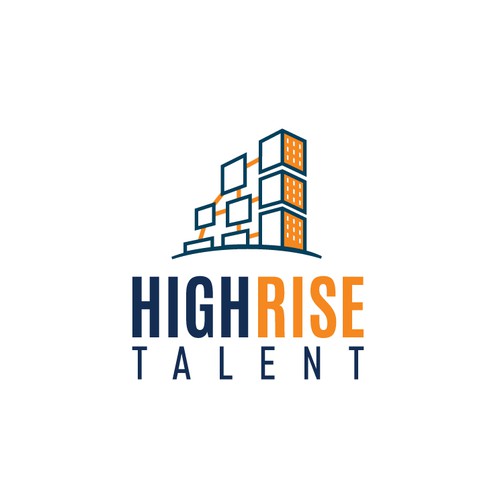 Clever Logo design for High Rise Talent Consulting