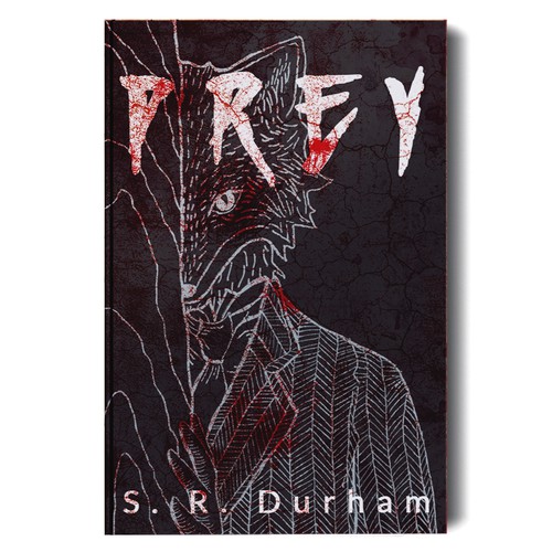 Front cover design for debut thriller / survival horror novel