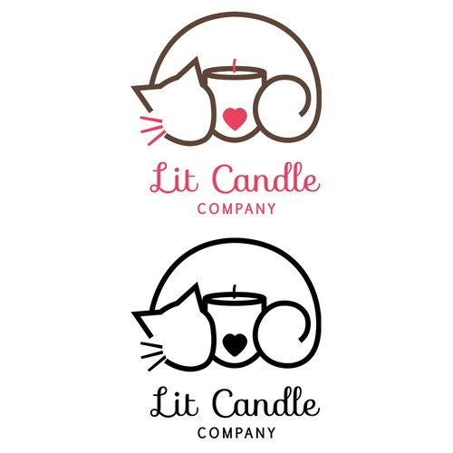 Logo concept for candle company