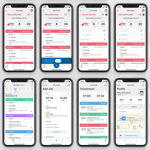 Mobile app ux/ui design