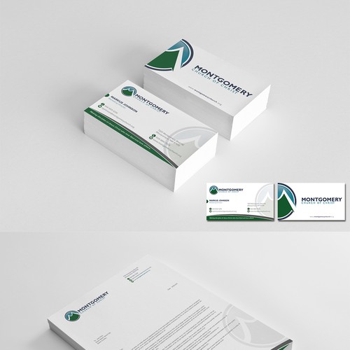 Use our new logo to create identity pack for church relaunch (business card, letterhead, envelopes)