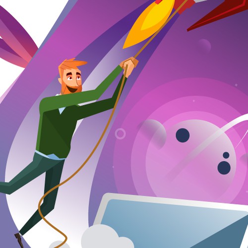 rocket illustration
