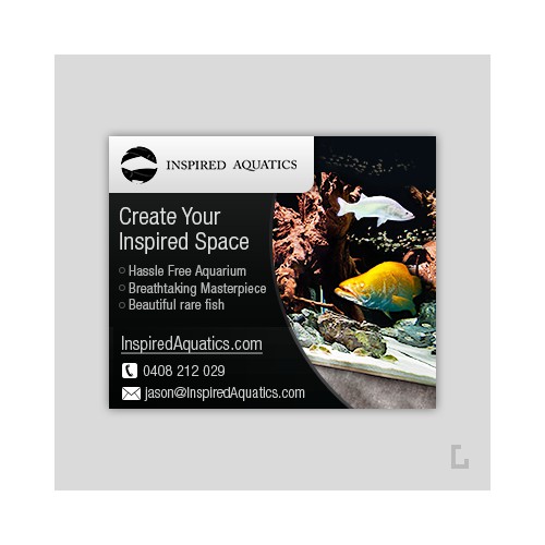 Banner Ad Design for Inspired aquatics