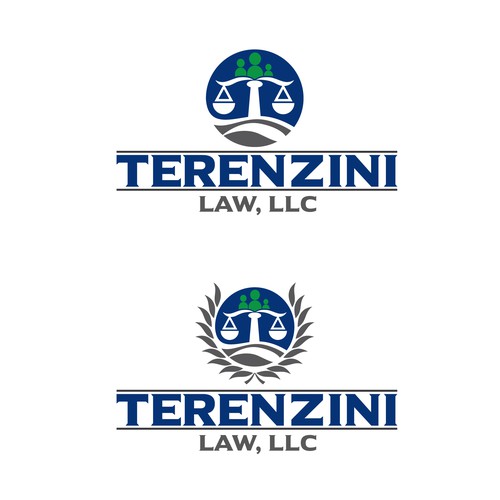 Simple logo design for a law firm