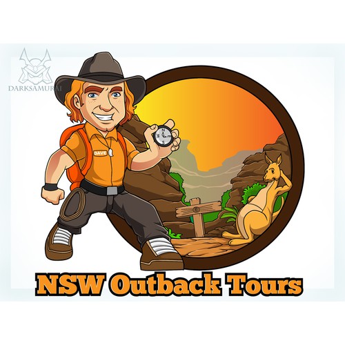 Mascot for Australian Adventure Tour Company
