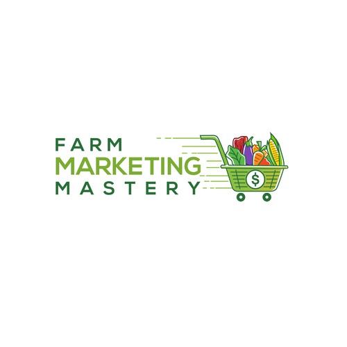 Fun logo that appeals to small family farmers and ranchers who want to sell more of their products.