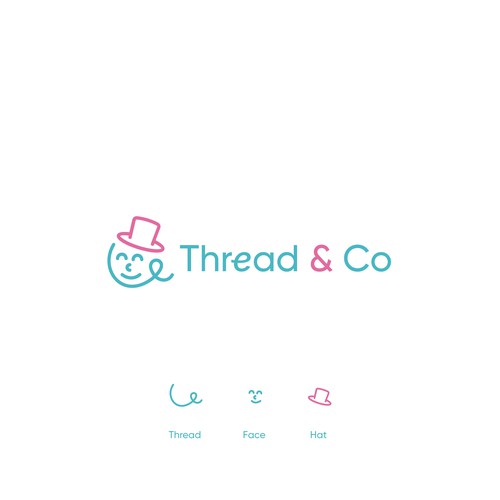 Friendly & expressive brand identity for Thread & Co
