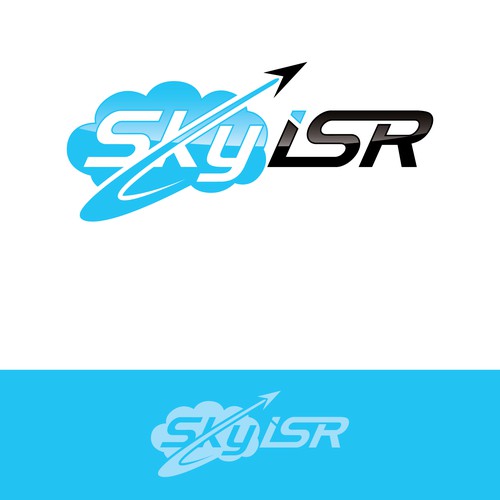 Create a high flying logo for SkyISR a drone company!
