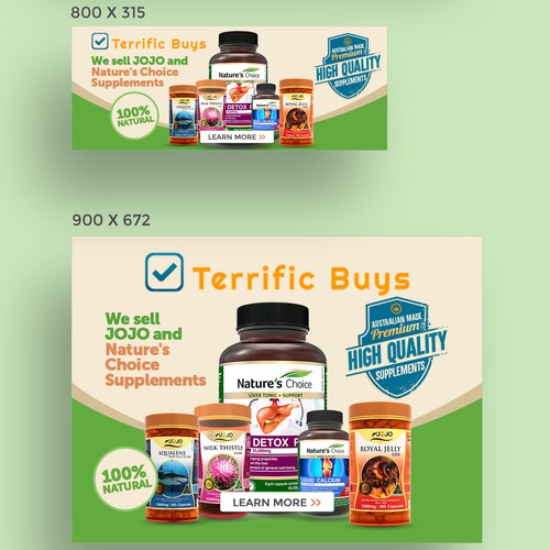 Advertisment Banner for Health Supplements!!!