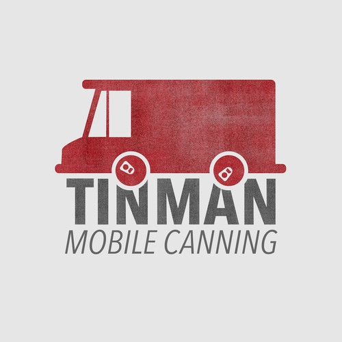 Logo Concept for Tinman Mobile Canning (Updated with spot color)