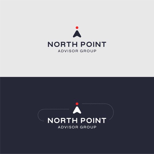 Advisor group minimalistic and clean logo