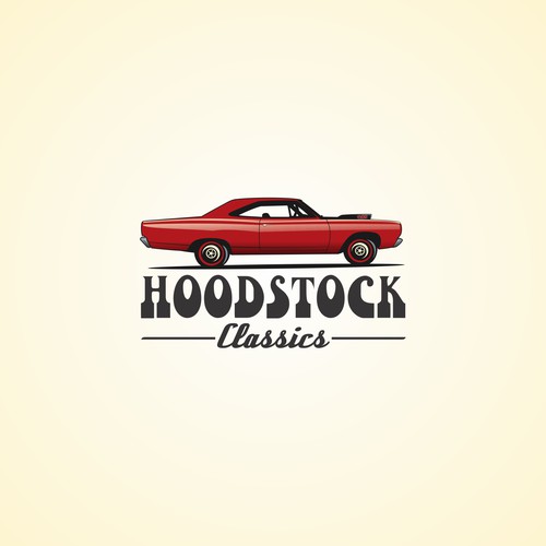 Hoodstock Classics logo design