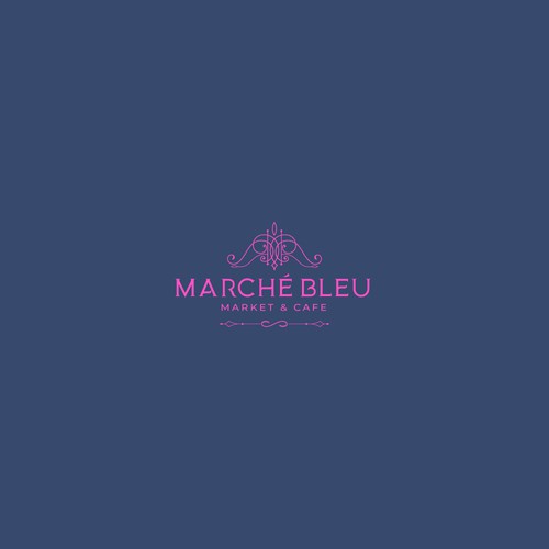 Classic logo for Marche ́ Bleu 