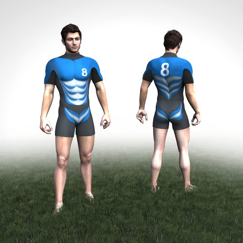 Fashionable, Sexy, Innovative Rugby Shirt and Short design