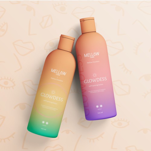 Packaging design for self-tanning lotion