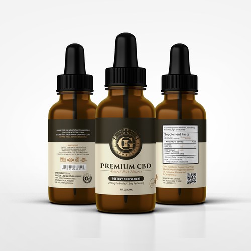 CBD Label Design