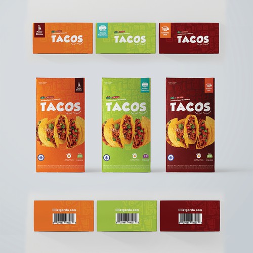 Modern Authentic Taco Kit Box 