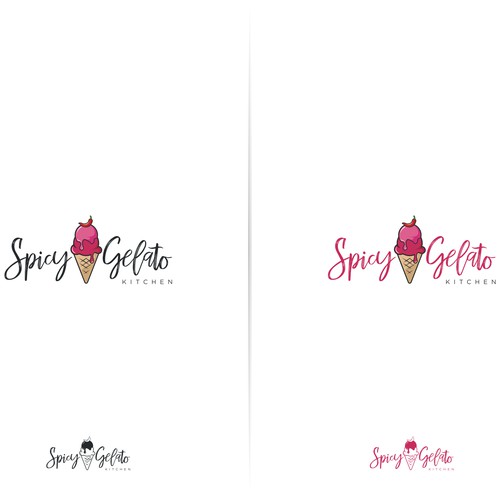 Logo Concept for Spicy Gelato Kitchen
