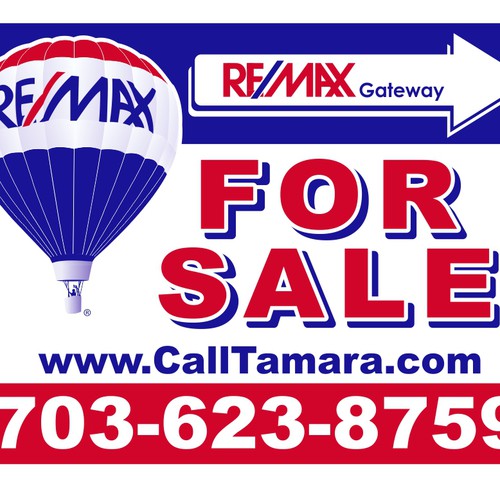 Create the directional signage for RE/MAX Gateway