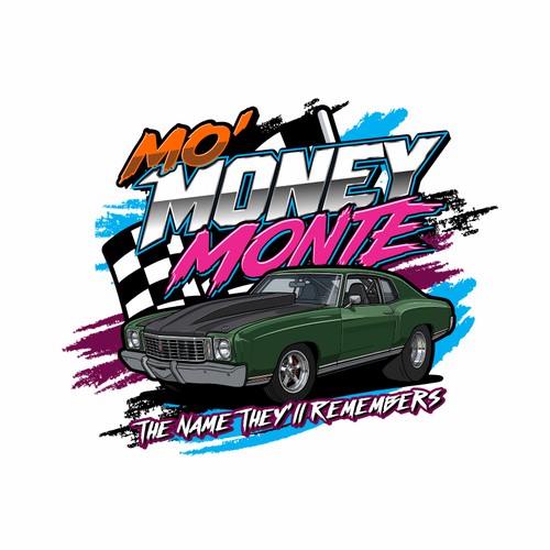 Retro Street Racing Tee Concept
