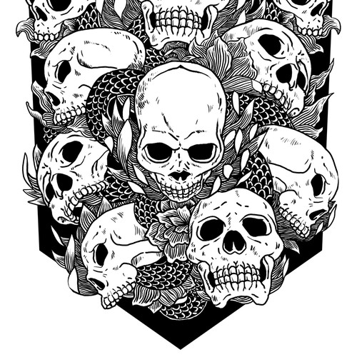 Skull Head Tattoo