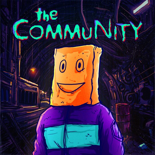 "The Community" - A Dystopian comedy audio drama series | Podcast Cover 