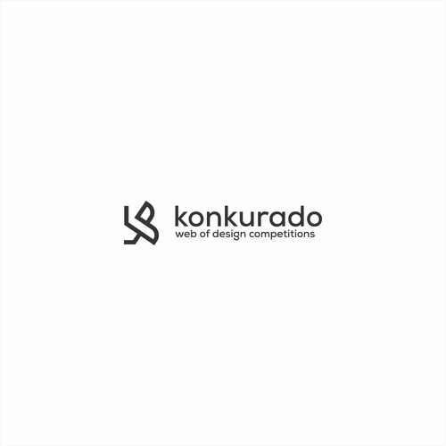 Letter K logo concept for konkurado