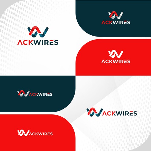 Ackwires logo design