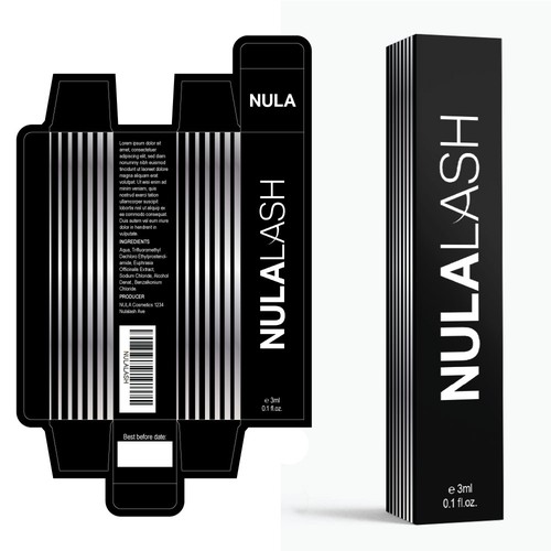 NULALASH Eyelash Serum Packaging