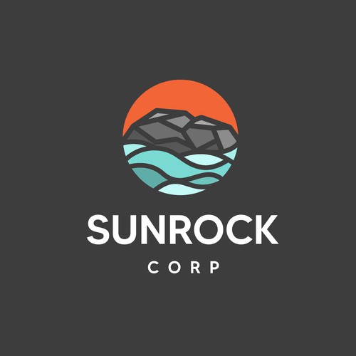 Combination logo concept for Sunrock Corp