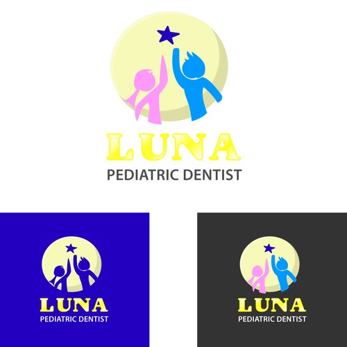 modern logo to pediatric dentist