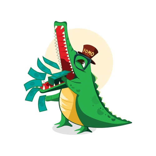 Comic alligator