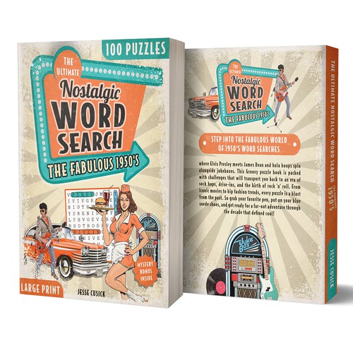  The Ultimate Nostalgic Word Search: The Fabulous 1950's by Jesse Cusic