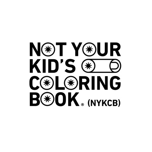 Logo for adult coloring book