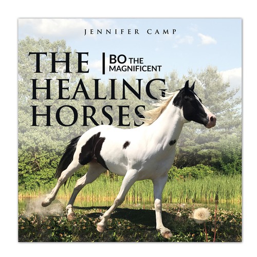 Book Cover for Children's book about horses used in therapy.