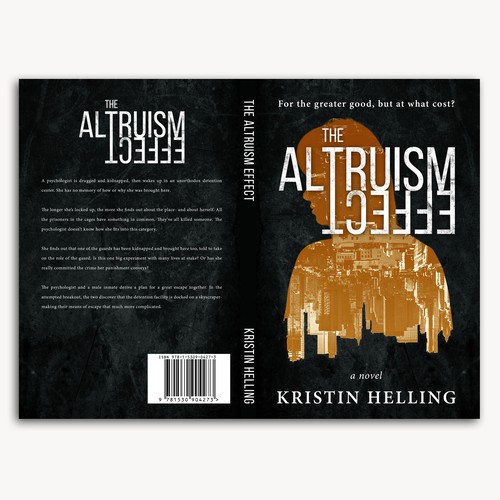 Book cover design for novel 