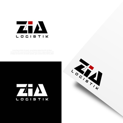 zia logistic logo design