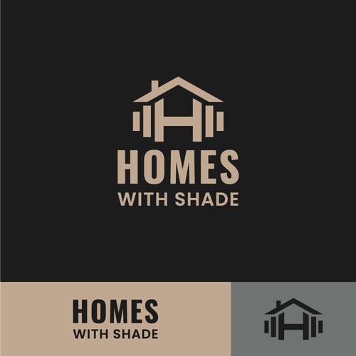 Logo for a real estate business aimed towards fit customers