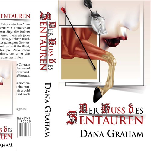 Book cover for a romantic, high fantasy novel