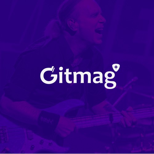 Logo for guitar magazine