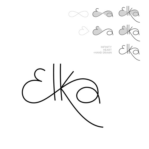 Minimal handwritten Logo