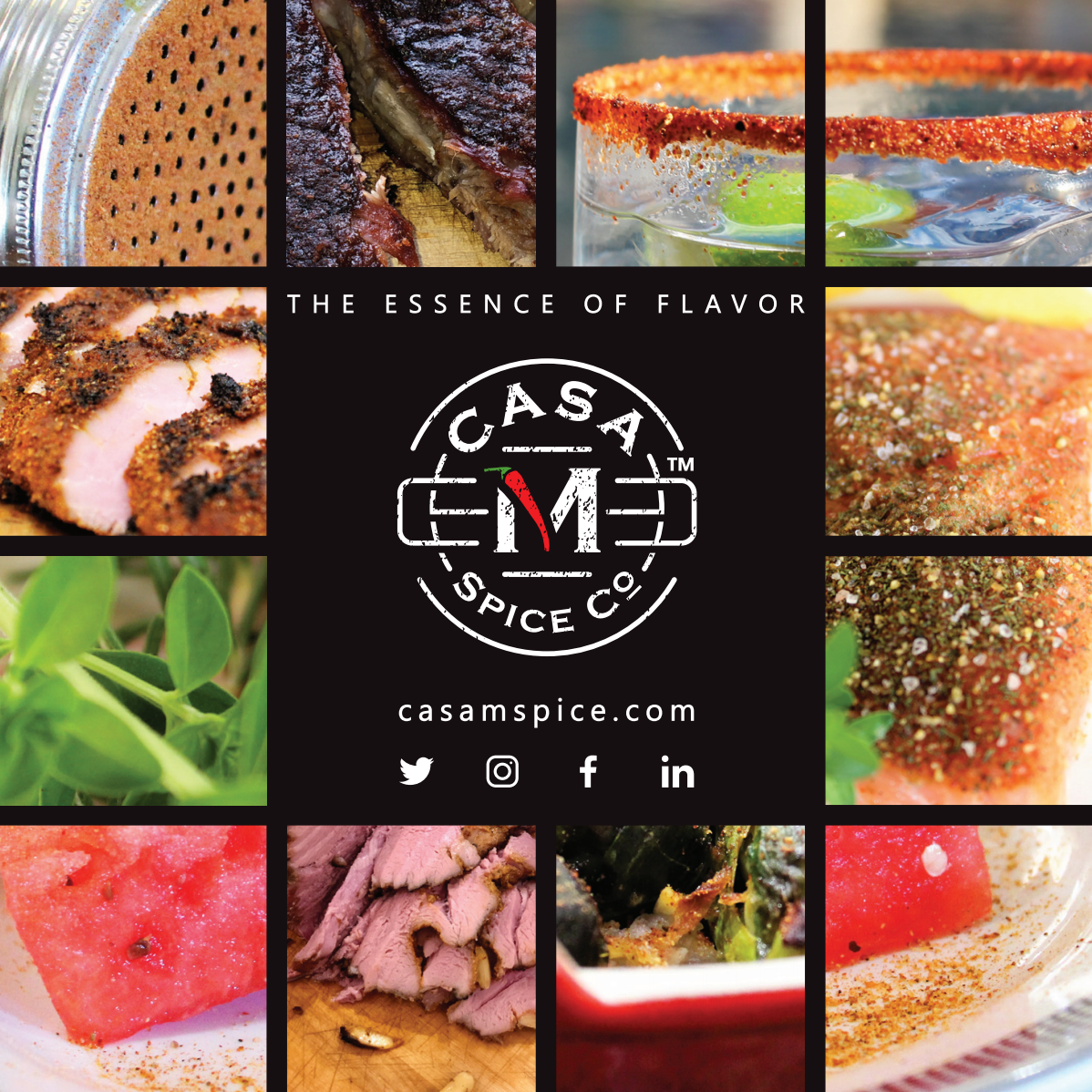 Stickers, Flyers, and Cards for Casa M Spice Co