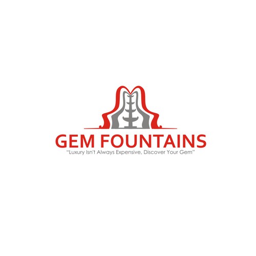 Logo for luxury water fountains