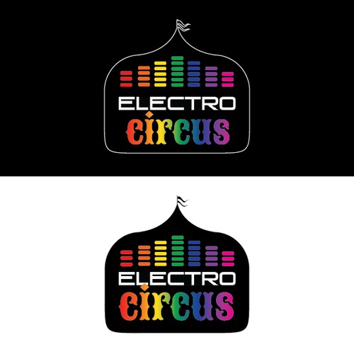 Create a logo design for an international Dance Music Event (CircusStyle Font)