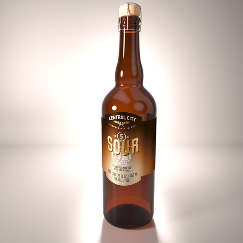 Central City Mango Sour Beer Label