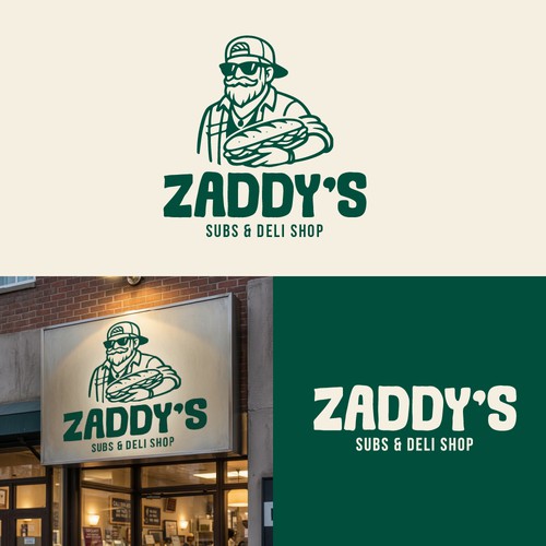 Hipster Logo for a Urban Sandwich Shop in Tampa Florida USA