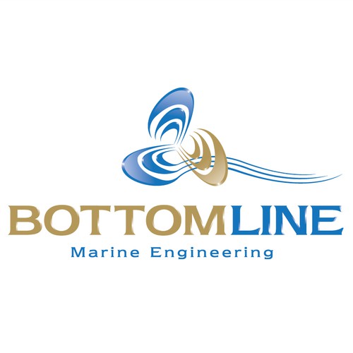 Create the new logo for Bottomline Marine engineering
