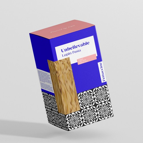 Bold packaging for a pasta